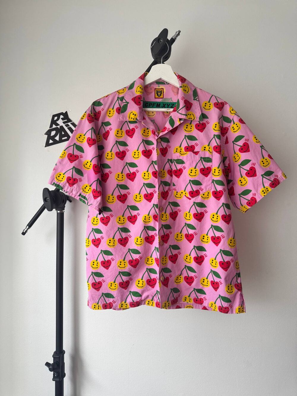 Human Made x CPFM Cactus Jack Cherry Print Shirt